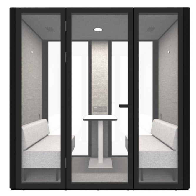 B.Quiet 4-6 Person Acoustic Meeting Pod  