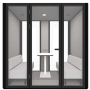 B.Quiet 2-4 Person Acoustic Meeting Pod  