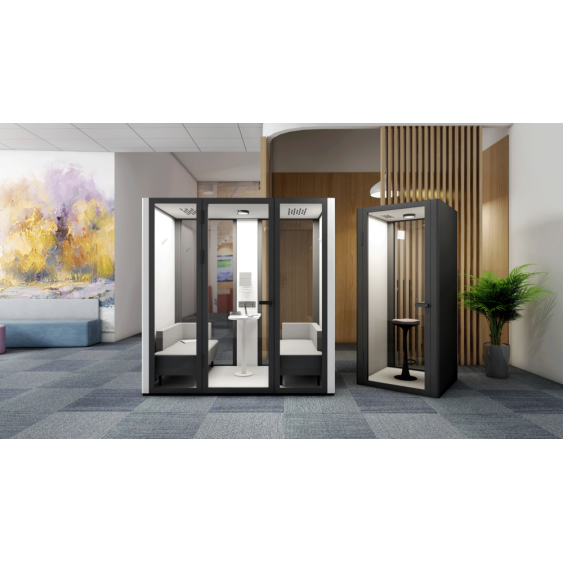 B.Quiet 2-4 Person Acoustic Meeting Pod  