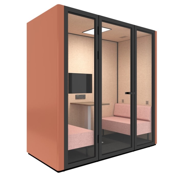B.Quiet 2-4 Person Acoustic Meeting Pod  