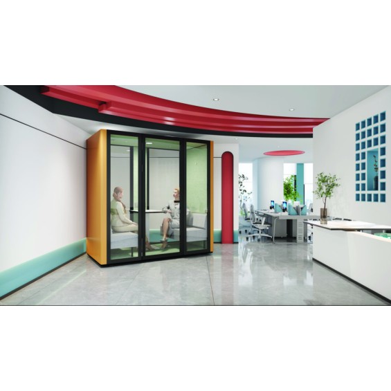 B.Quiet 2-4 Person Acoustic Meeting Pod  
