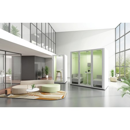 B.Quiet 2-4 Person Acoustic Meeting Pod  