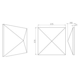 Autex Quietspace 3D Wall Tile S-5.37