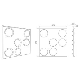 Autex Quietspace 3D Wall Tile S-5.34