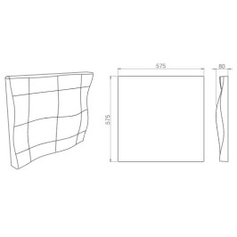 Autex Quietspace 3D Wall Tile S-5.26