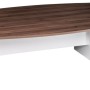 OM Boardroom Table 2.4m Sepia and White H-Base