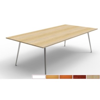 Rapid Air Boardroom Table 2.4m AVAILABLE IN CHOICE OF 45 COLOURS