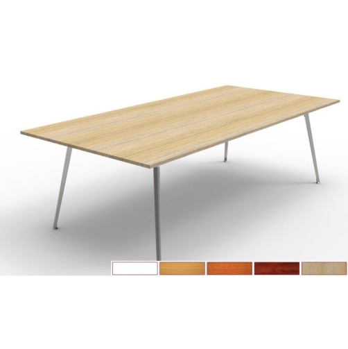 Rapid Air Boardroom Table 2.4m AVAILABLE IN CHOICE OF 45 COLOURS