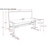 Boost Light Single Motor Electric Height Adjustable Desk