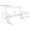 Boost Light Single Motor Electric Height Adjustable Desk