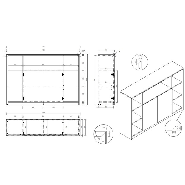 Casa Shelving and Storage Unit