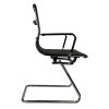 Replica Office Chair Visitor  Medium Back Ribbed Black