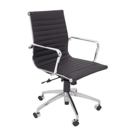 PU605M Executive Chair - Chrome Frame