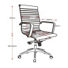 PU605M Executive Chair - Chrome Frame