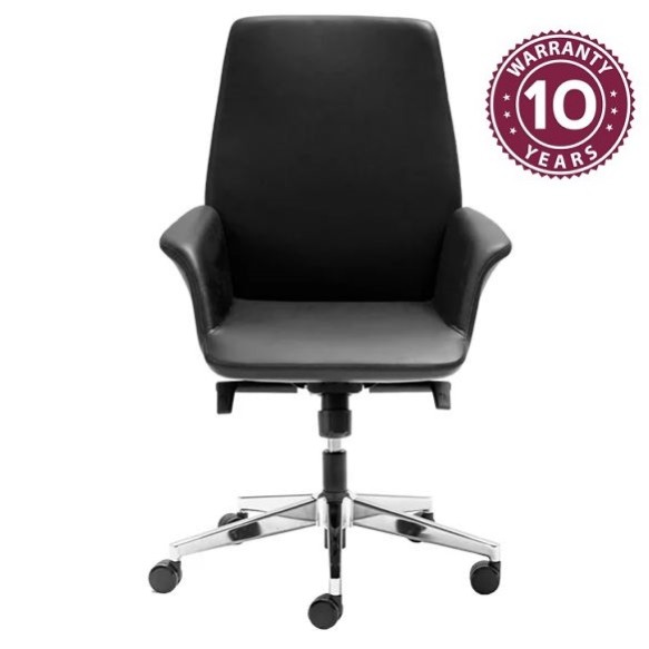 Accord Genuine Leather Medium Back Executive Chair 