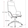Accord Genuine Leather High Back Executive Chair 