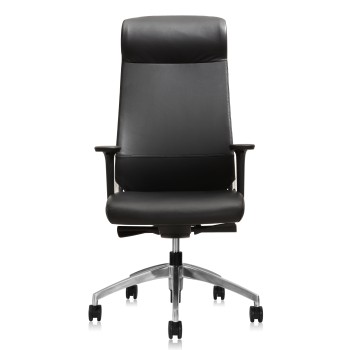 Burton Leather Chair High Back