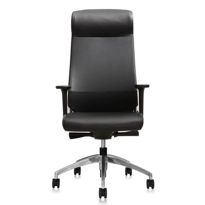 Burton Leather Chair High Back