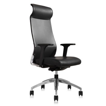 Burton Leather Chair High Back