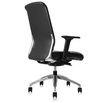 Burton Leather Chair Medium Back