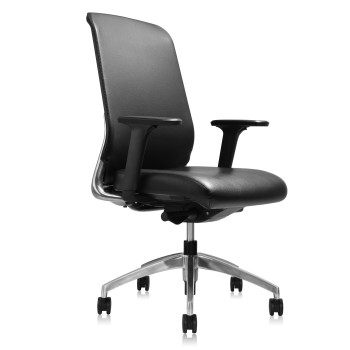 Burton Leather Chair Medium Back