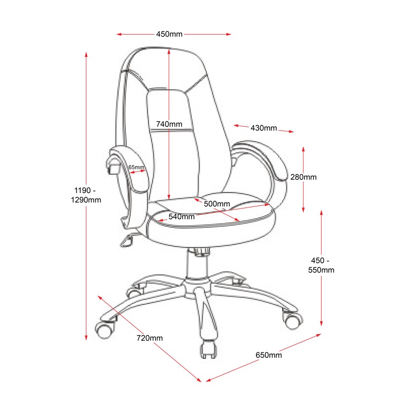 CL410 High Back Executive Chair 
