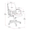 CL610 Medium Back Executive Chair 