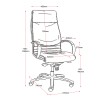 CL820 High Back PU Executive Chair 
