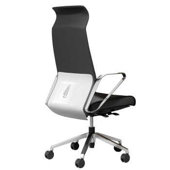 Dustin Leather Chair High Back