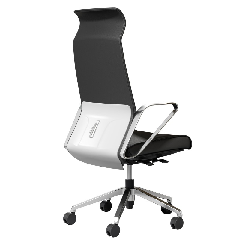 Dustin Leather Chair High Back
