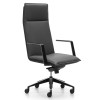 Mirage High Back Executive Chair - Black Leather