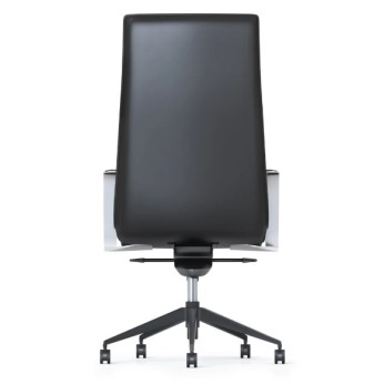 Mirage High Back Executive Chair - Black Leather
