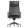 Mirage High Back Executive Chair - Black Leather