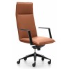 Mirage High Back Executive Chair - Tan Leather