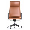 Mirage High Back Executive Chair - Tan Leather