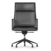 Mirage Medium Back Executive Chair - Black Leather