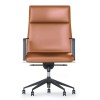 Mirage Medium Back Executive Chair - Tan Leather