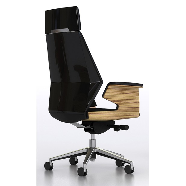 Novara Executive V Chair - High Back Leather 