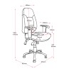 PU300 Executive High Back Operator Chair