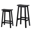 Lilipad Stool -  Solid Wood Black Birch