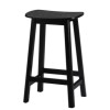 Lilipad Stool -  Solid Wood Black Birch