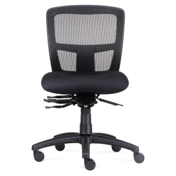 Ergo Task Mesh Back Chair 165kg  Weight Rated With Optional Arms