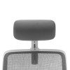 Lotto Medium Back Mesh Operator Chair White and Grey