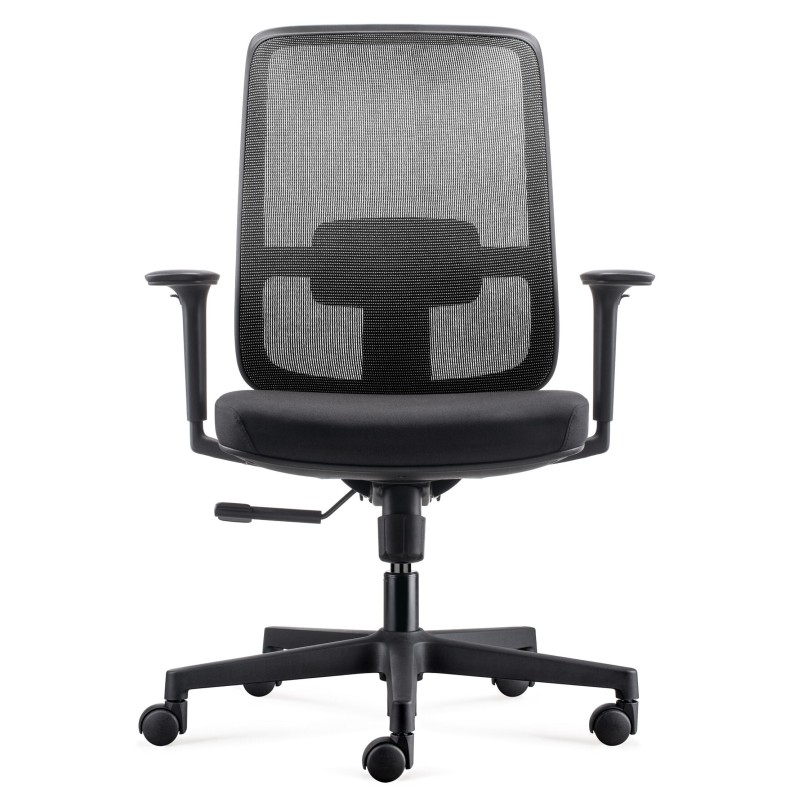Lotto Medium Back Mesh Operator Chair Black