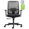 Lotto Medium Back Mesh Operator Chair Black