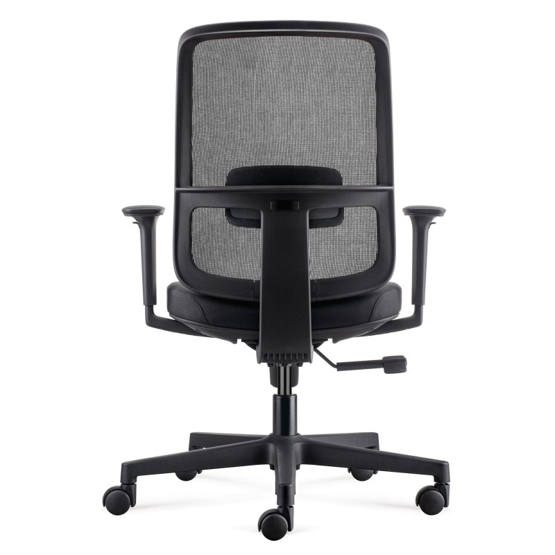 Lotto Medium Back Mesh Operator Chair Black