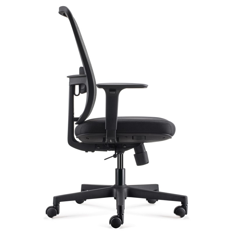 Lotto Medium Back Mesh Operator Chair Black