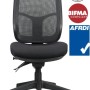Merida High Back Chair - 160kg Weight Rated With Optional Arms