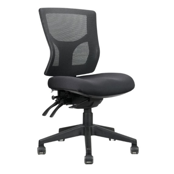 Milan Mesh Back Chair - 160kg Weight Rated With Optional Arms