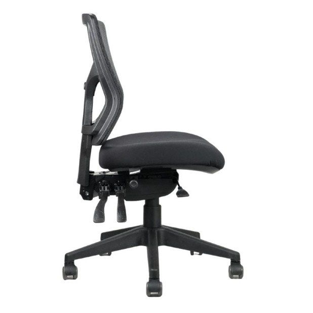 Milan Mesh Back Chair - 160kg Weight Rated With Optional Arms